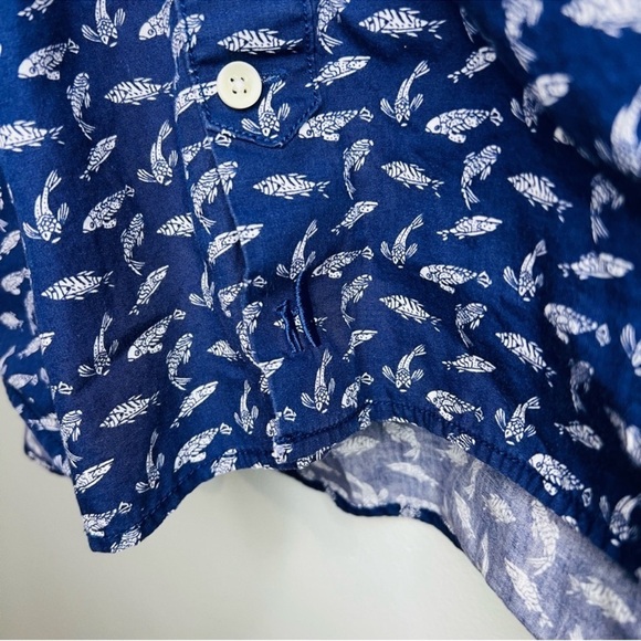 Johnnie-O Blue Tottenham Hangin’ Out Button Up Shirt XL - Picture 6 of 9